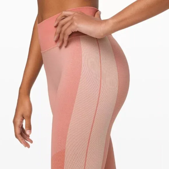 Lululemon Ebb to Train Tight Abstract Pink 21368 - Picture 3 of 13